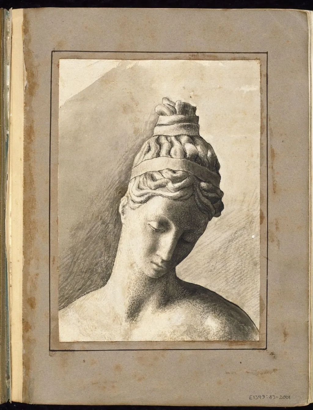 Drawing from Ionides Album, by Edward Calvert, 1850