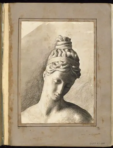 Drawing from Ionides Album, by Edward Calvert