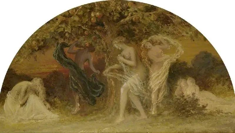 Hesperides, 'Dance around the Golden Tree', by Edward Calvert