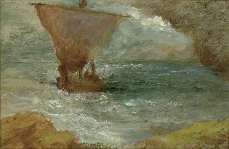 In the Aegean Sea, by Edward Calvert