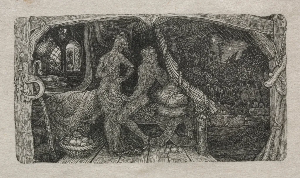 The Chamber-Idyll, by Edward Calvert, 1829