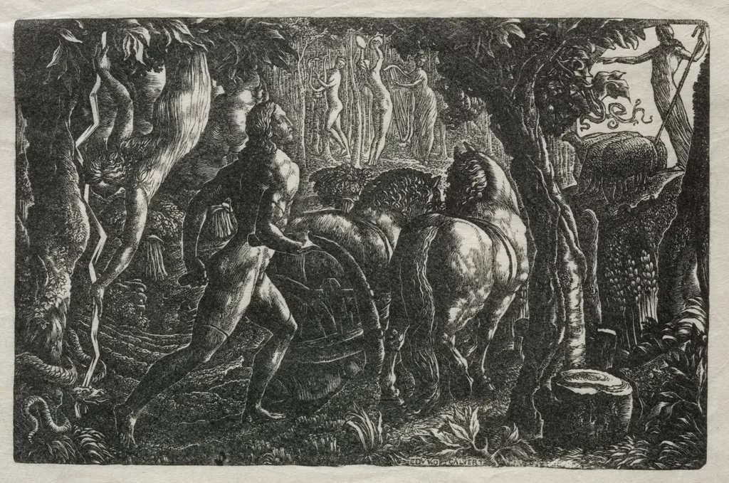 The Ploughman, by Edward Calvert, 1829