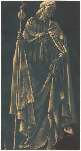 Angelus Ministrans, by Edward Coley, Sir Burne-Jones