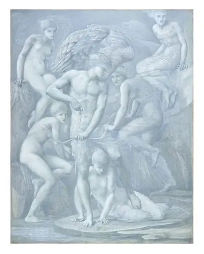 Cupid's Hunting Fields, by Edward Coley, Sir Burne-Jones