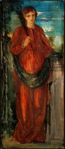Saint Barbara, by Edward Coley, Sir Burne-Jones