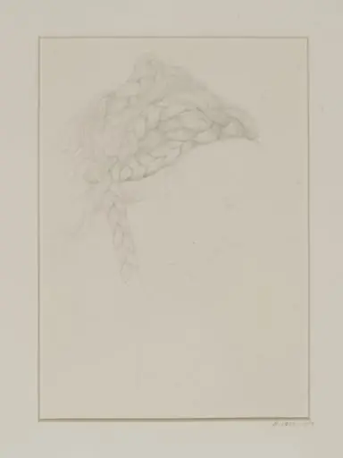 Study of a coiffure, by Edward Coley, Sir Burne-Jones