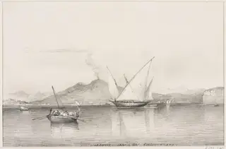 Il Vesuvio, by Edward Cooke