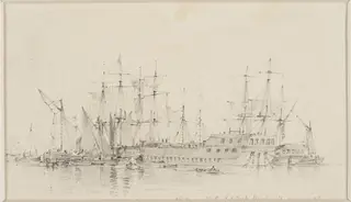 Old Mag off the East India Dock, Blackwall