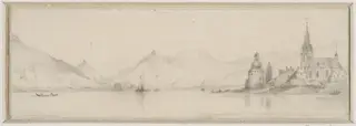 View of the Unkelstein and Unkel, by Edward Cooke
