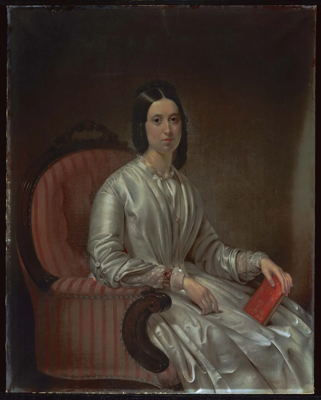 Mary Francis Gleason Vandervoort, by Edward Dalton Marchant, oil, 1848