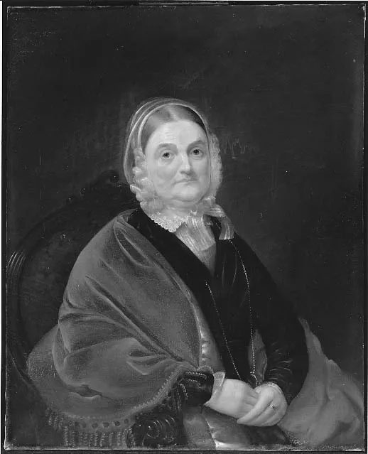 Mrs. Roswell Gleason (Rebecca Tucker Vose), by Edward Dalton Marchant, oil, 1848