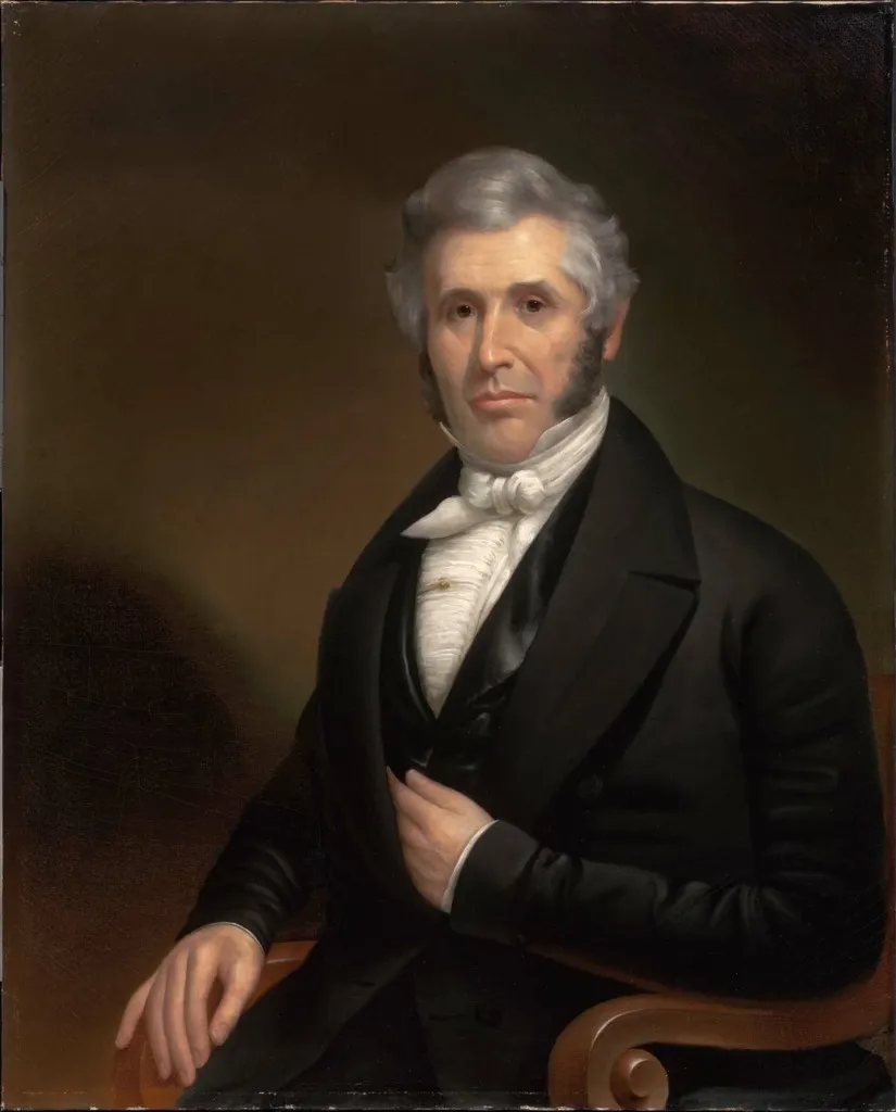 Roswell Gleason, by Edward Dalton Marchant, oil, 1848