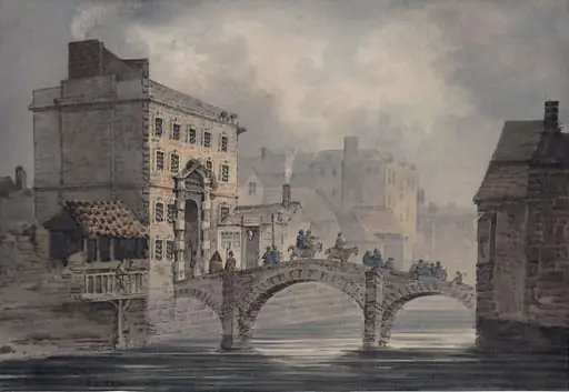 A Bridge over a River in a Town, by Edward Dayes