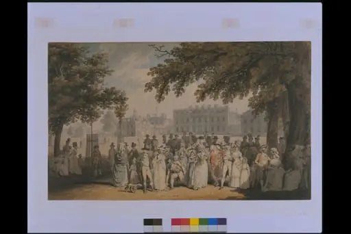 Buckingham House, St James's Park, by Edward Dayes