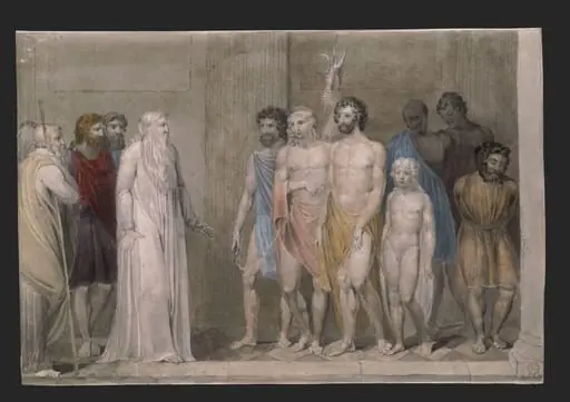 Saint Gregory the Great and the British Captives, by Edward Dayes
