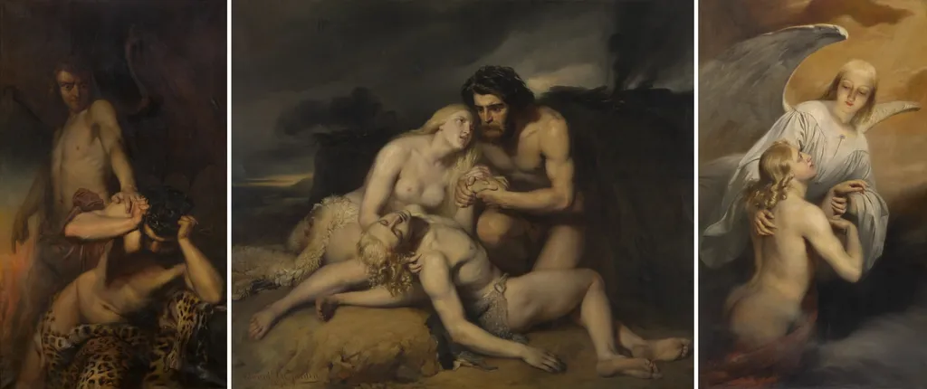 The First Deceased, by Edward Dujardin, oil, 1843