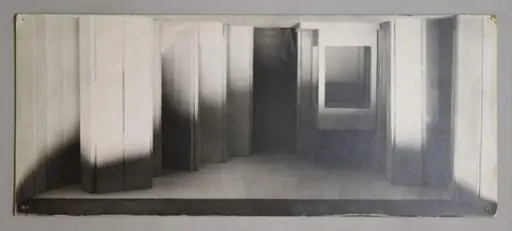 Photograph of a Gordon Craig set model, by Edward Gordon Craig