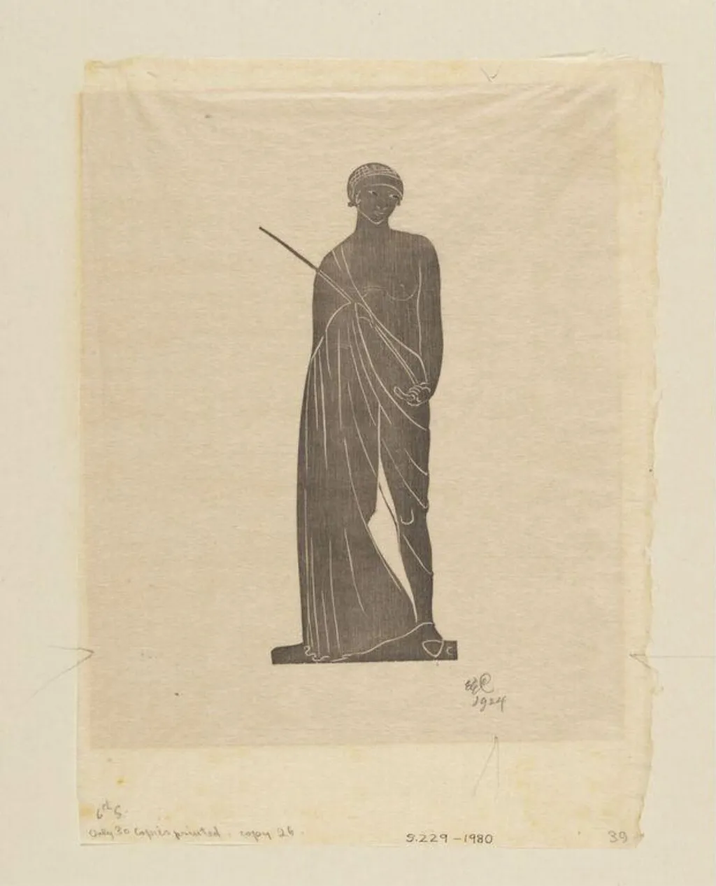 Print Collection, by Edward Gordon Craig, 1924