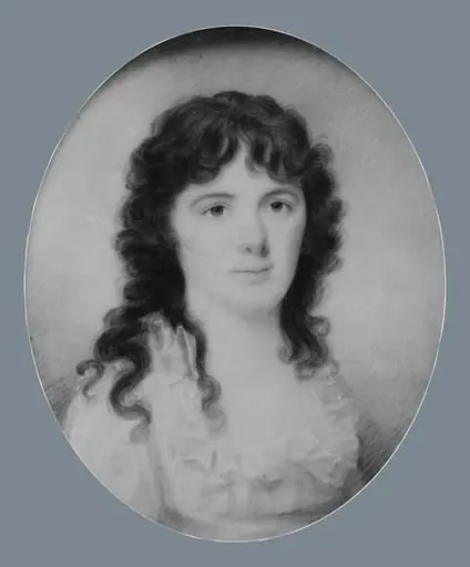 Mrs. John Nightingale (Martha Washington Greene), by Edward Greene Malbone, 1797