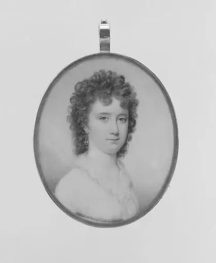 Mrs. Samuel Denman (Anna Maria Hampton), by Edward Greene Malbone, 1792