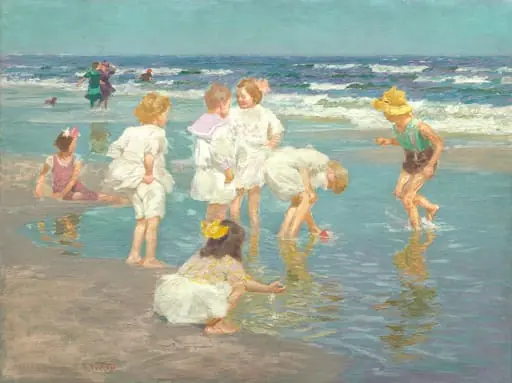 A Holiday, by Edward Henry Potthast