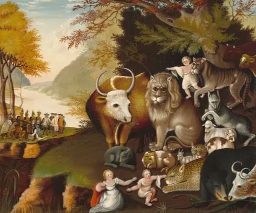 Peaceable Kingdom, by Edward Hicks
