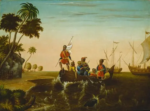 The Landing of Columbus, by Edward Hicks