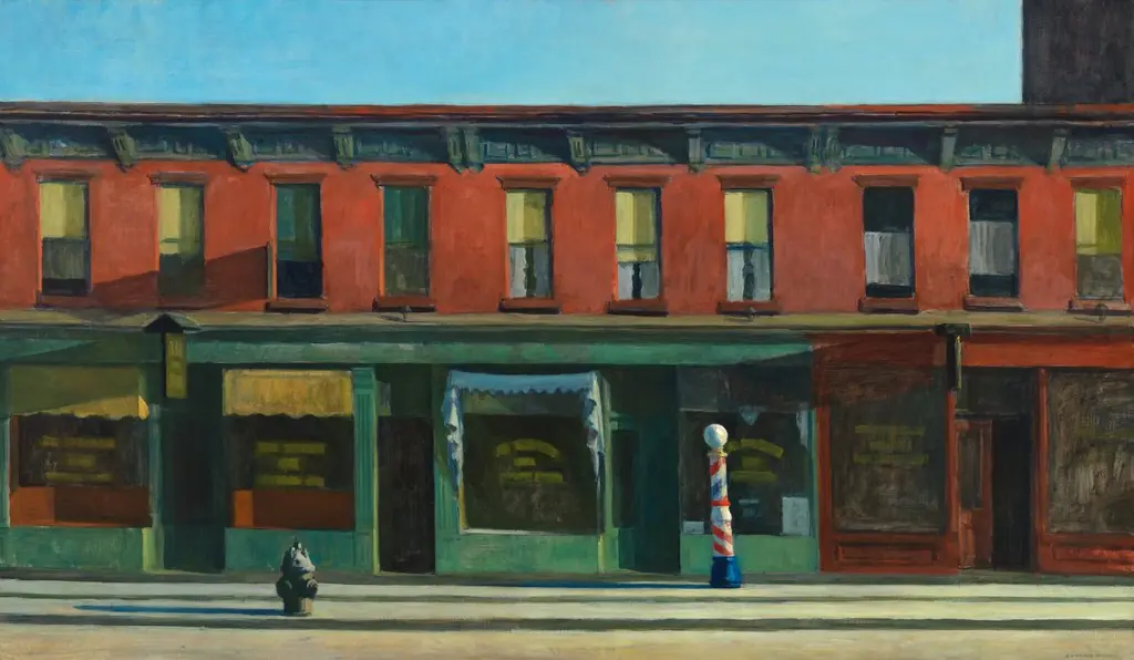 Early Sunday Morning, by Edward Hopper