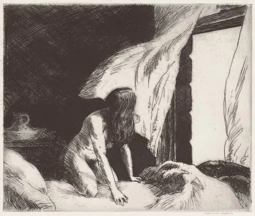 Evening Wind, by Edward Hopper