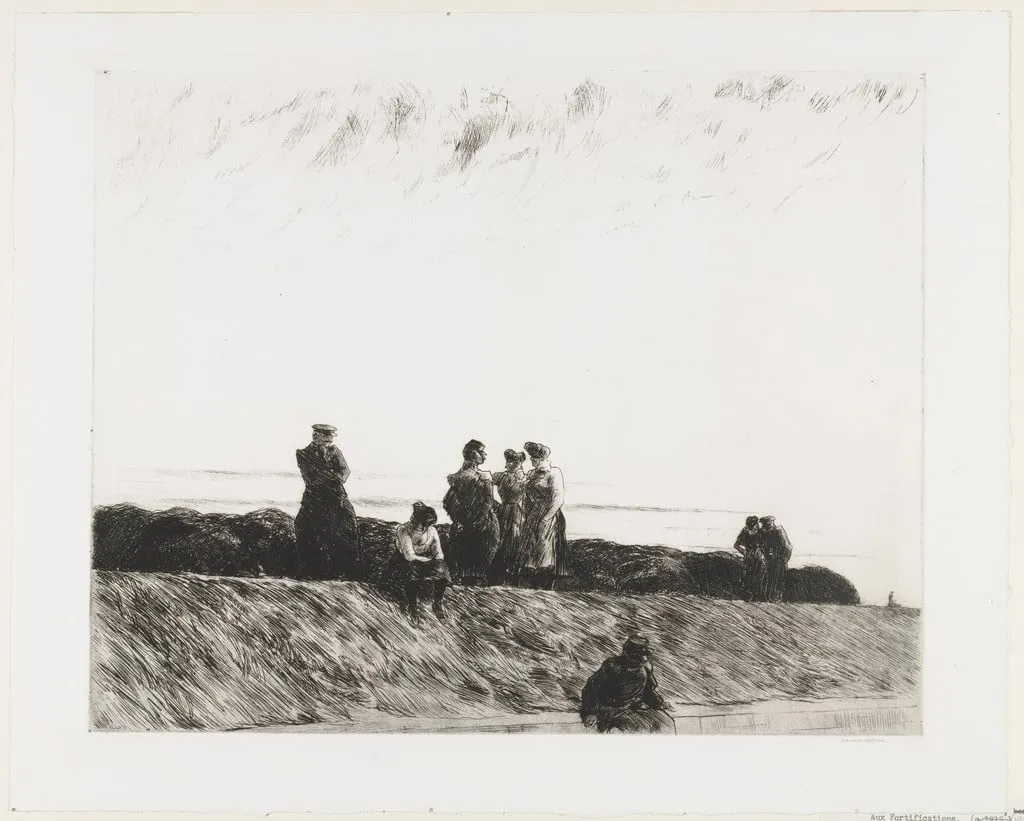 Untitled, by Edward Hopper, ink, 1923