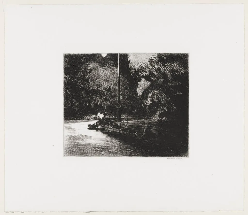 Untitled, by Edward Hopper, ink, 1921