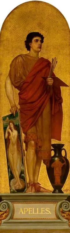 Apelles (design for a mosaic in the Victoria and Albert Museum), by Edward John, Sir Poynter