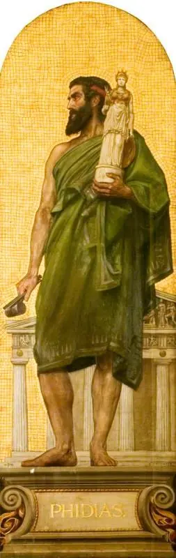 Phidias (c.480 BC–c.430 BC) (design for a mosaic in the Victoria and Albert Museum), by Edward John, Sir Poynter