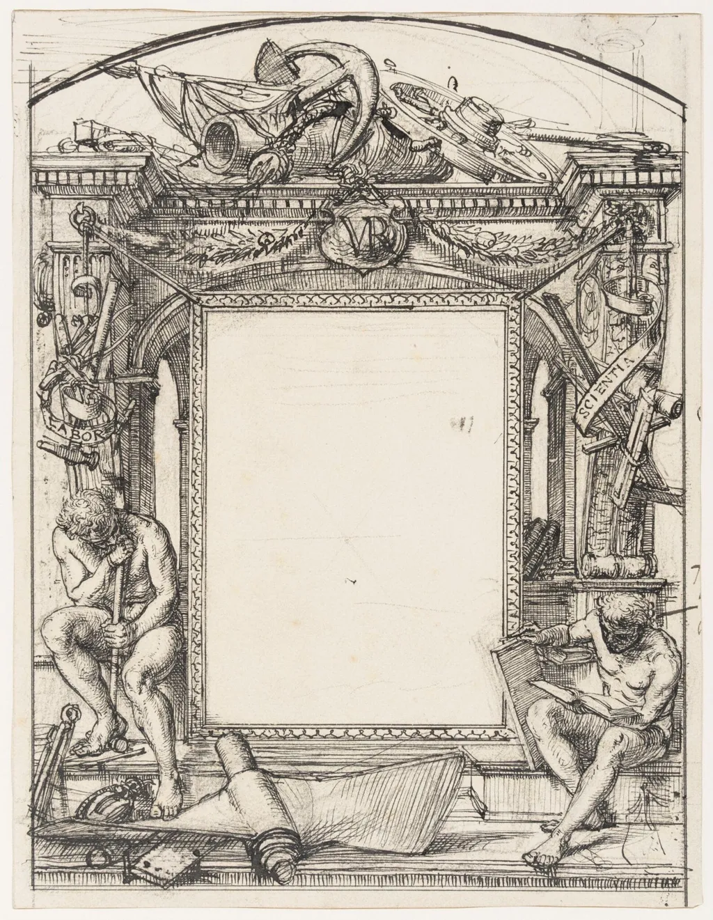 Studies for the Diploma of the International Exhibition, 1868, by Edward John, Sir Poynter, 1868