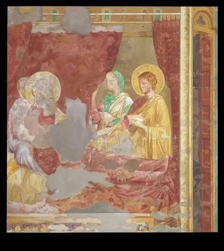Copy after the painting Isaac blessing Jacob  attributed to the Isaac Master in the Upper Church, San Francesco, Assisi., by Edward Kaiser