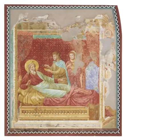 Copy after the painting Isaac rejecting Esau  attributed to the Isaac Master in the Upper Church, San Francesco, Assisi., by Edward Kaiser