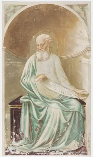 Copy after The Prophet Isaiah, Masolino in Castiglione Olona (Varese), by Edward Kaiser