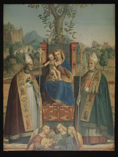 Virgin and Child with Saint Lorenzo Giustiniani and Zeno, by Edward Kaiser