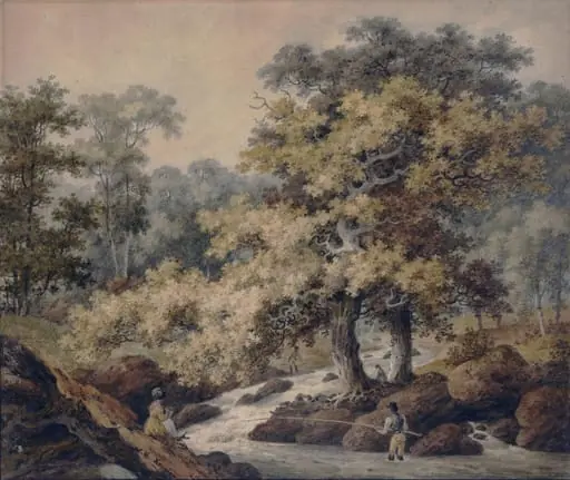 Landscape with Fishermen, by Edward Kennion