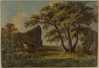 Lobster Point, Peel Island, by Edward Kern, 1852