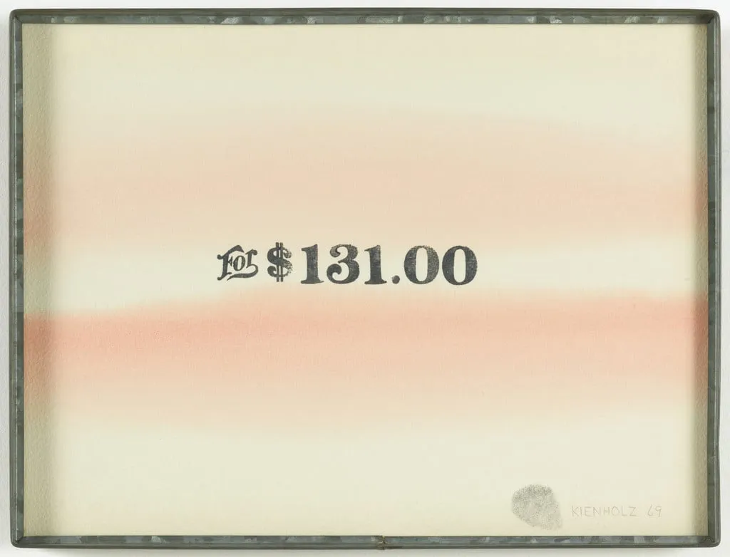 Untitled, by Edward Kienholz, watercolor, 1969