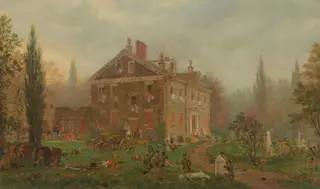 The Attack on Chew's House during the Battle of Germantown, 1777