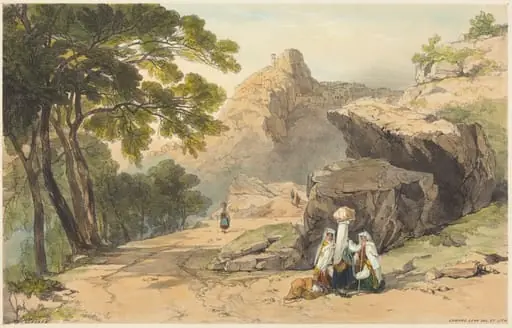 Cervara, by Edward Lear