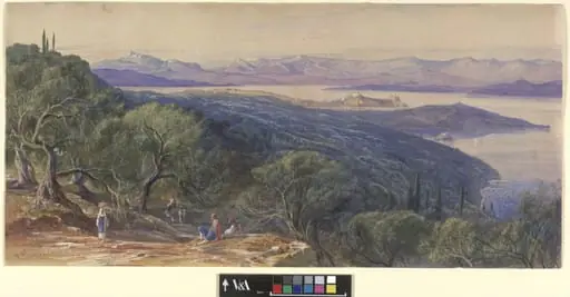 Corfu, by Edward Lear