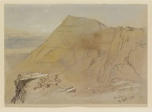Masada, by Edward Lear