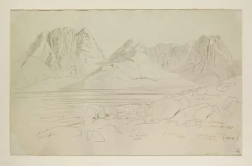 Mt. Sinai, by Edward Lear
