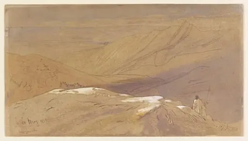 Near Jericho, by Edward Lear