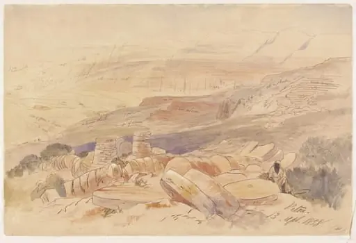 Petra, by Edward Lear