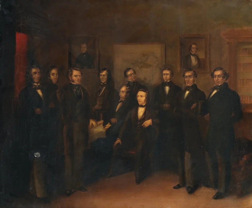 The Leaders of the Irish Confederation in Council, by Edward Lees Glew