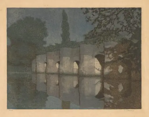 Stopham Bridge, by Edward Louis Laurenson